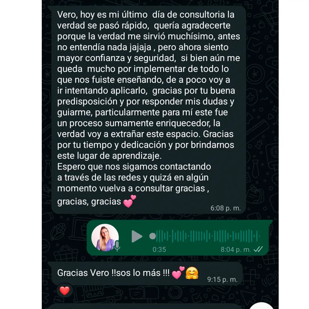 testimonio de cliente mamapsicope
